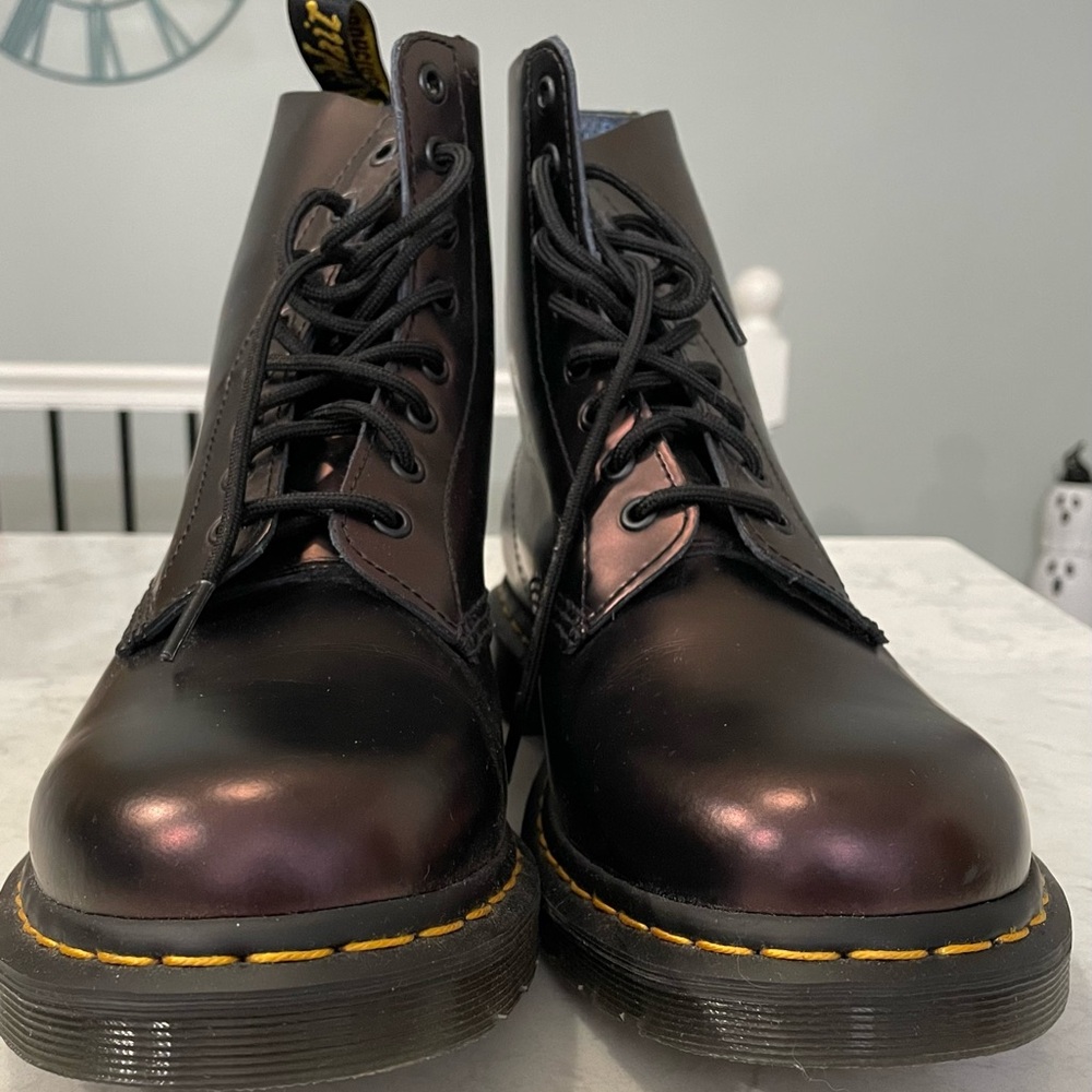 Dr. Martens 1460 Pascal Chroma Metallic Leather Boots - Picture 2 of 7